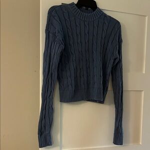 GAP Blue Cable Knit Women's Sweater